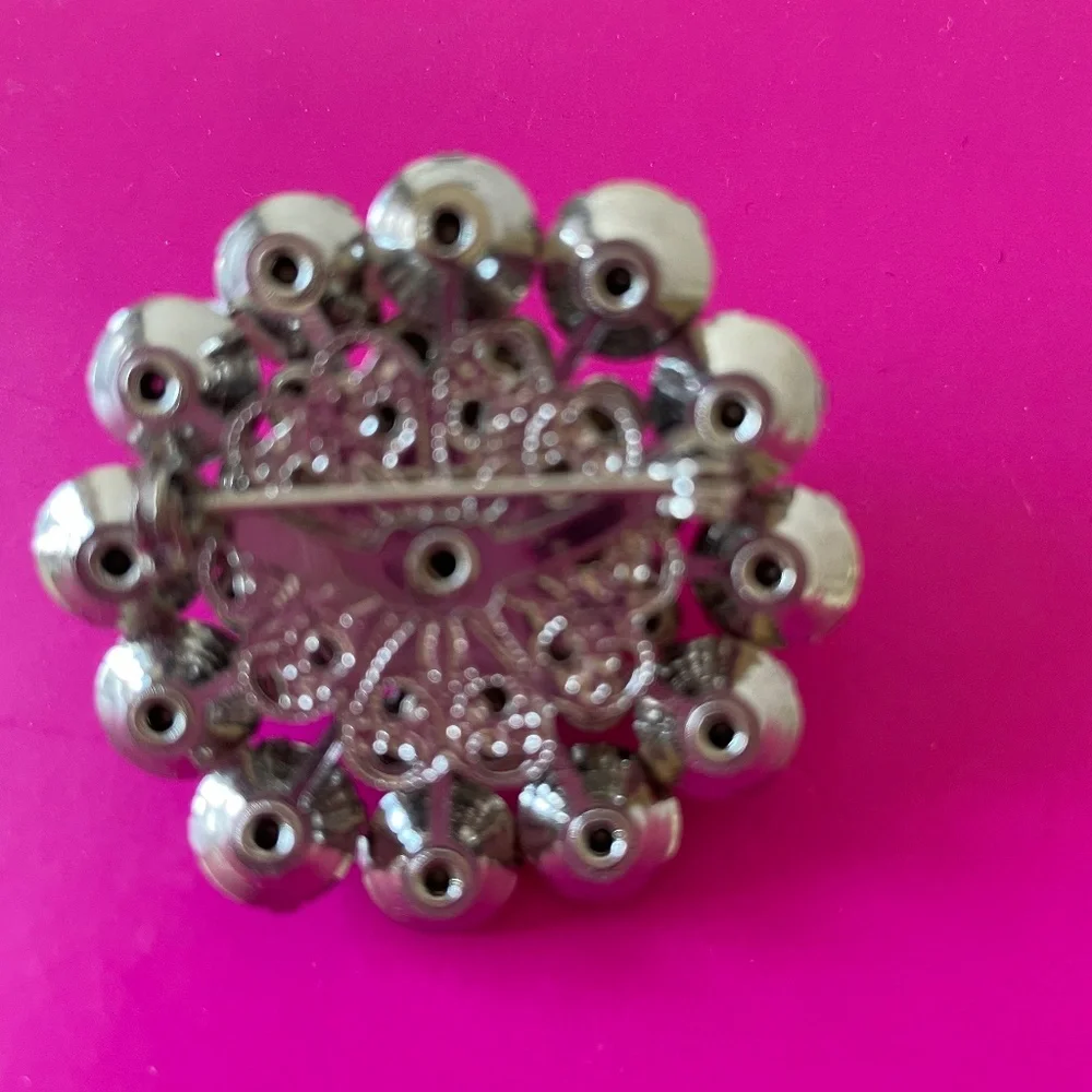❤️ VINTAGE RHINESTONE BROOCH PIN
